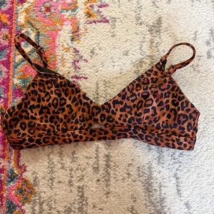 Target Leopard Bikini Top
